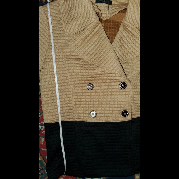 THML Quilted Color Block Jacket Large - Picture 10 of 10